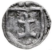 Denier wschowski - Hedwig I and Ladislaus II Jagiellon Wschowa mint, Poland, 1386-1399 reverse image