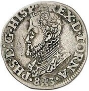 ⅕ Ecu Philippe - Philip II obverse image