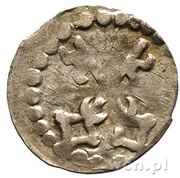 Denier poznański - Ladislaus II Jagiellon Poznań mint reverse image