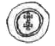 Denier Bracteate gdański - Casimir IV Jagiellon Gdańsk mint obverse image