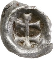 Denier Bracteate toruński - Casimir IV Jagiellon Toruń mint obverse image