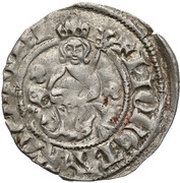 Kwartnik - Casimir III the Great Kraków mint obverse image