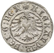 Półgrosz koronny - Alexander I Jagiellon Kraków mint obverse image