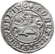 Półgrosz litewski - Sigismund I the Old Wilno mint obverse image