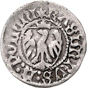 Szeląg elbląski - Casimir IV Jagiellon Elbląg mint obverse image
