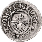 Szeląg elbląski - Casimir IV Jagiellon Elbląg mint, Poland, 1446-1492 reverse image