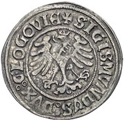 Grosz głogowski - Sigismund I the Old as Prince of the Duchy of Głogów Głogów mint obverse image