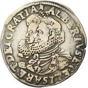 3 Silver Reals - Albert and Isabella obverse image
