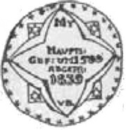 Półrosenobel gdański - Casimir IV Jagiellon Gdańsk mint reverse image