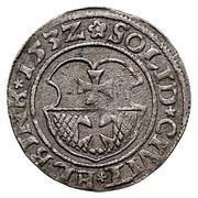 Szeląg elbląski - Sigismund I the Old Elbląg mint reverse image