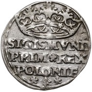 Grosz koronny - Sigismund I the Old Kraków mint obverse image