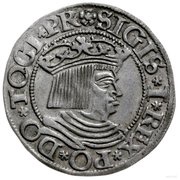 Grosz gdański - Sigismund I the Old Gdańsk mint obverse image