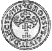 Grosz gdański - Sigismund I the Old Gdańsk mint, Poland, 1535 reverse image