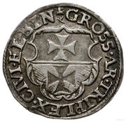 Trojak elbląski - Sigismund I the Old Elbląg mint, Poland, 1535-1540 reverse image