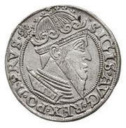 Trojak gdański - Sigismund II Augustus Gdańsk mint obverse image