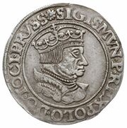 Szóstak gdański / 6 Groszy - Sigismund I the Old Gdańsk mint obverse image