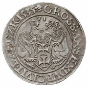 Szóstak gdański / 6 Groszy - Sigismund I the Old Gdańsk mint, Poland, 1535-1539 reverse image