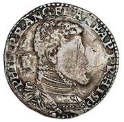 Półtalar - Sigismund II Augustus Wilno mint - countermarked obverse image