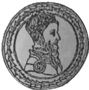 Półkopek litewski - Sigismund II Augustus Wilno or Tykocin mint obverse image