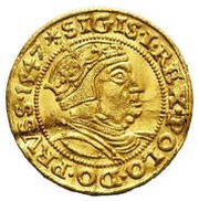 Dukat gdański - Sigismund I the Old Gdańsk mint obverse image