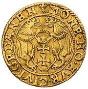 Dukat gdański - Sigismund II Augustus Gdańsk mint reverse image