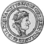 Dwudukat koronny - Sigismund I the Old Kraków mint obverse image