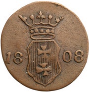 1 Schilling - Marshal Lefebvre French Occupation obverse image