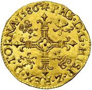 1 Gold Crown - Philip II obverse image