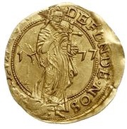 1 Ducat Siege coinage obverse image
