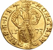 1 Ducat Siege coinage; countermarked obverse image