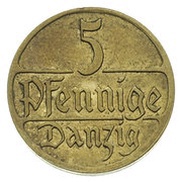 5 Pfennige Trial Strike obverse image