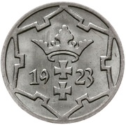 5 Pfennige, Poland, 1923-1928 reverse image