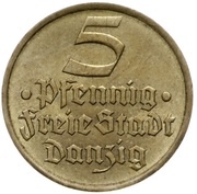 5 Pfennig obverse image