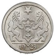 2 Gulden, Poland, 1923 reverse image