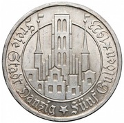 5 Gulden obverse image