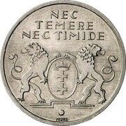 5 Gulden Pattern, Poland, 1925 reverse image