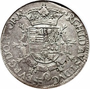 1 Patagon - Albert and Isabella, Belgium, 1612-1622 reverse image