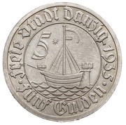 5 Gulden obverse image
