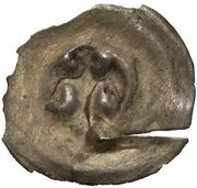 Denier Bracteate - Swietopelk II the Great Gdańsk mint reverse image