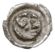 Denier Bracteate - Swietopelk II the Great Gdańsk mint, Poland, 1217-1266 reverse image