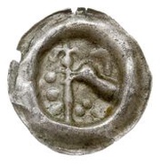 Denier Bracteate - Swietopelk II the Great Gdańsk mint obverse image