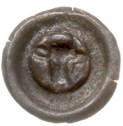 Denier Bracteate - Mestwin II Chojnice mint, Poland, 1266-1294 reverse image