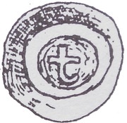 Denier Bracteate - Mestwin II Gdańsk mint obverse image