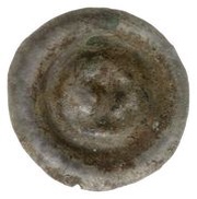 Denier Bracteate - Mestwin II Gdańsk mint, Poland, 1266-1294 reverse image