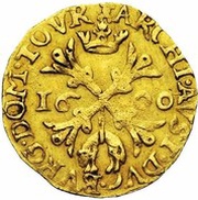1 Albertin - Albert and Isabella, Belgium, 1600-1603 reverse image