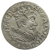 Trojak / 3 Grosze - Gustaw II Adolf Swedish Occupation obverse image