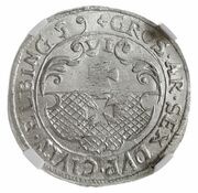 Szóstak / 6 Groszy - Karol X Gustaw Swedish Occupation, Poland, 1658-1659 reverse image