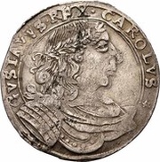 Ort - Karol X Gustaw Swedish Occupation obverse image