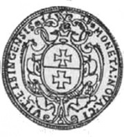 2 Talar - Gustaw II Adolf Swedish Occupation, Poland, 1628 reverse image