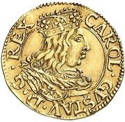 Ducat - Karol X Gustaw Swedish Occupation obverse image